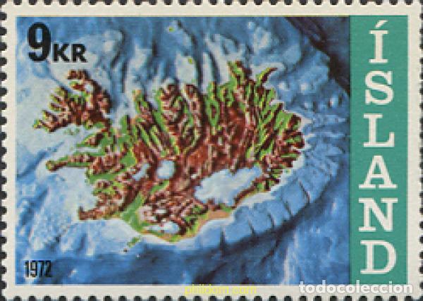 Briefmarken: 101244 MNH ISLANDIA 1972 MAPAS