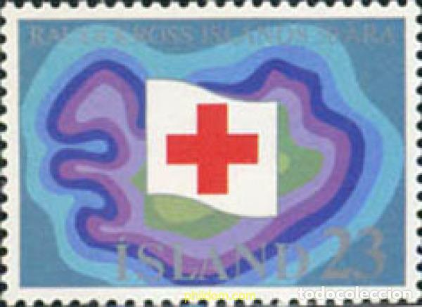 Briefmarken: 101267 MNH ISLANDIA 1975 50 ANIVERSARIO DE LA CRUZ ROJA DE ISLANDIA