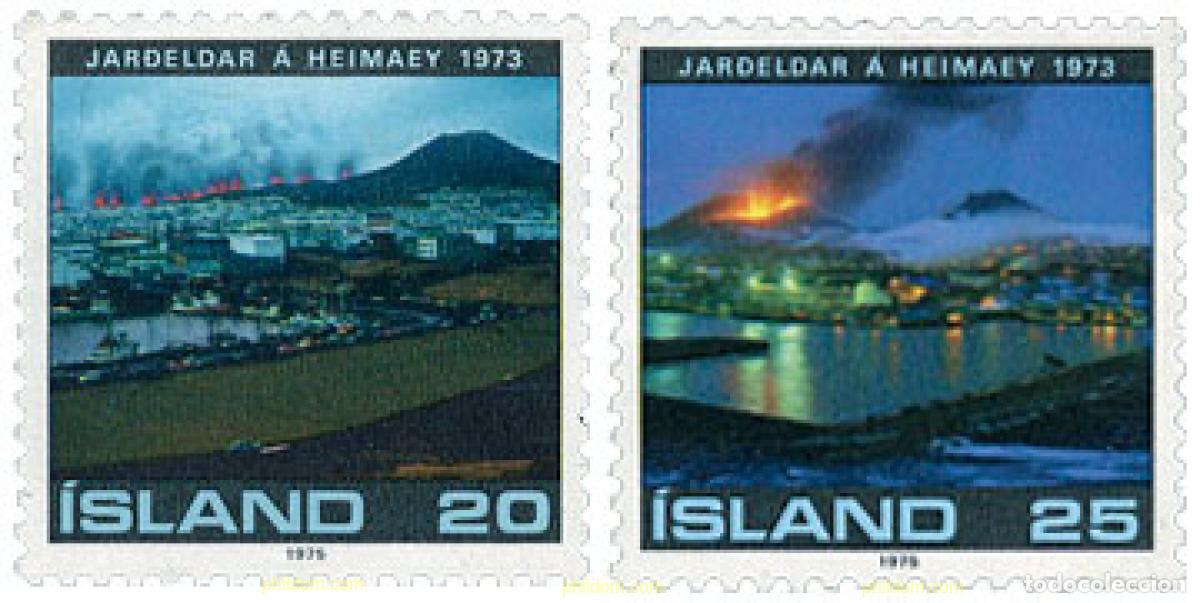 Briefmarken: 101264 MNH ISLANDIA 1975 ERUPCION VOLCANICA
