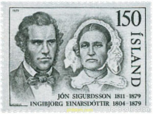 Briefmarken: 101306 MNH ISLANDIA 1979 CENTENARIO DE LA MUERTE DEL PRESIDENTE JON SIGURDSSON