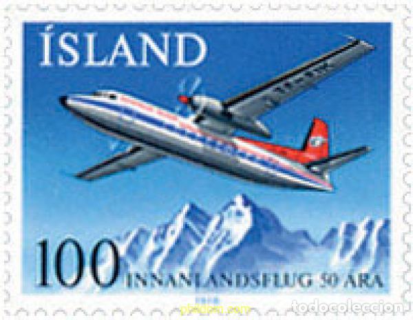 Briefmarken: 578450 MNH ISLANDIA 1978 50 ANIVERSARIO DEL SERVICIO AEREO INTERIOR
