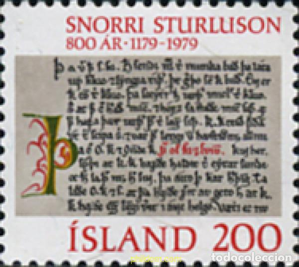 Briefmarken: 101309 MNH ISLANDIA 1979 800 ANIVERSARIO DEL NACIMIENTO DE SNORRI STURLUSON