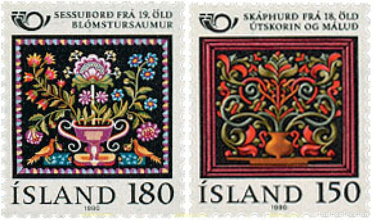 Briefmarken: 101312 MNH ISLANDIA 1980 ARTESANIA TRADICIONAL