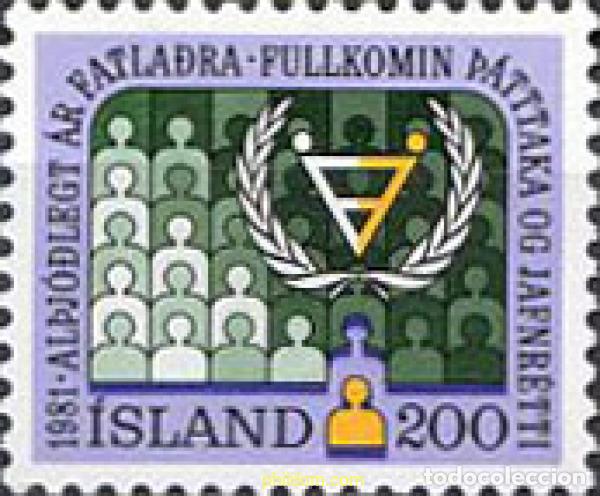 Briefmarken: 101319 MNH ISLANDIA 1981 A&Ntilde;O INTERNACIONAL DE LOS MINUSVALIDOS