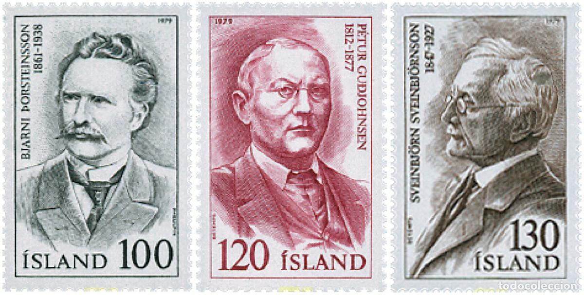 Briefmarken: 101310 MNH ISLANDIA 1979 MUSICOS Y COMPOSITORES CELEBRES