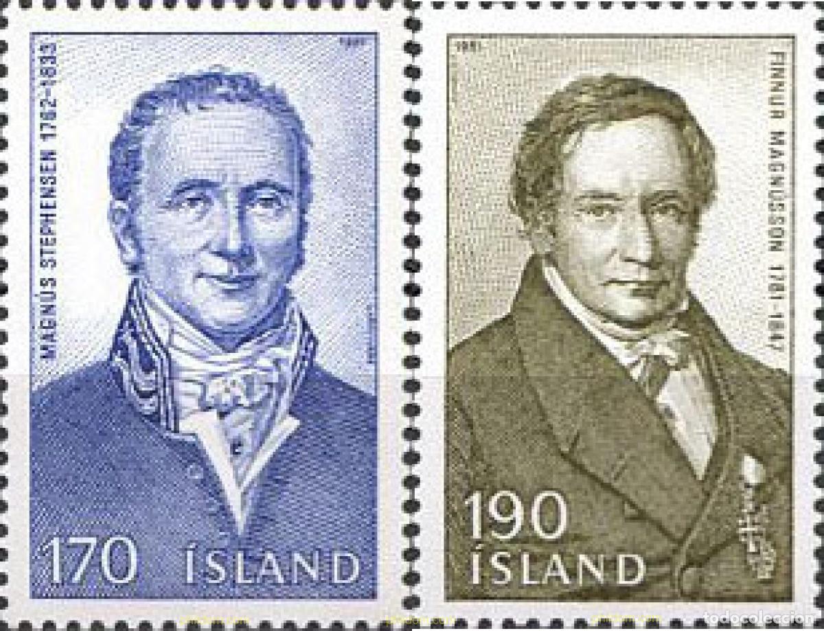 Briefmarken: 101317 MNH ISLANDIA 1981 PERSONALIDADES ISLANDESAS
