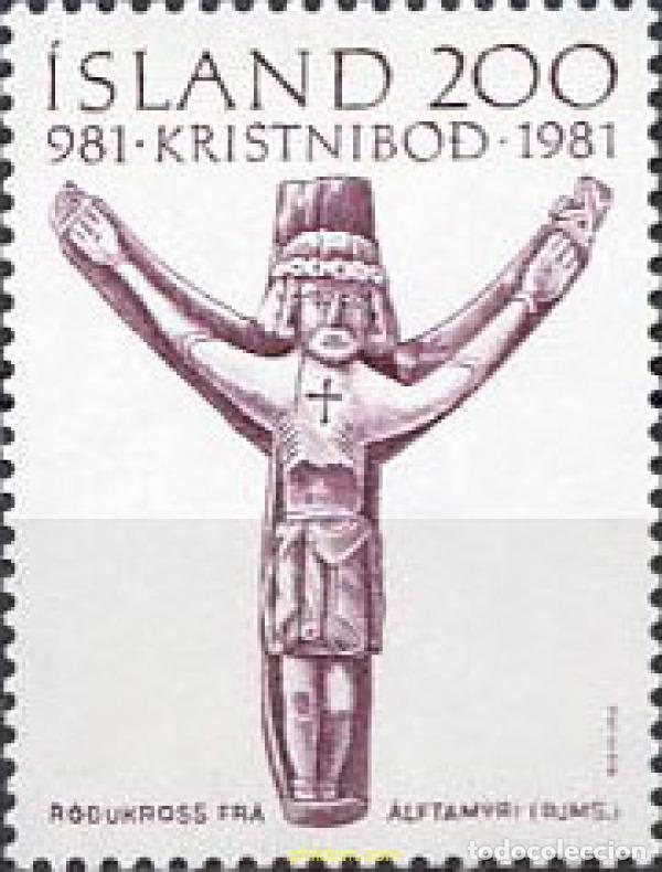 Briefmarken: 101323 MNH ISLANDIA 1981 MILENARIO DEL CRISTIANISMO