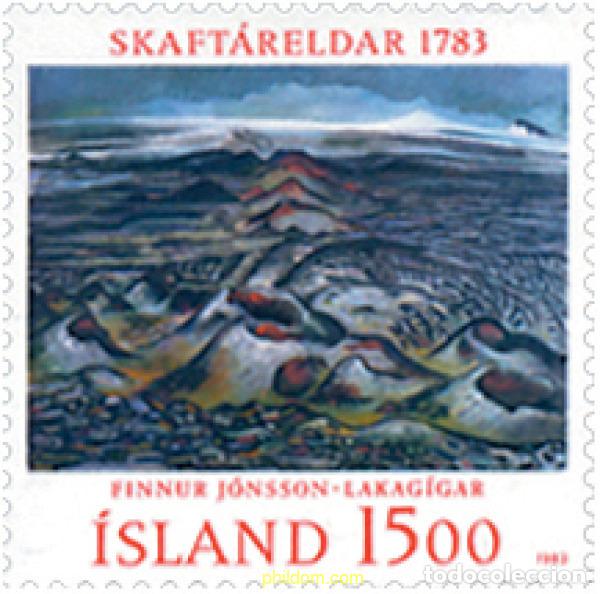 Briefmarken: 101343 MNH ISLANDIA 1983 200 ANIVERSARIO DE LA ERUPCION DE SKAFTARELDAR