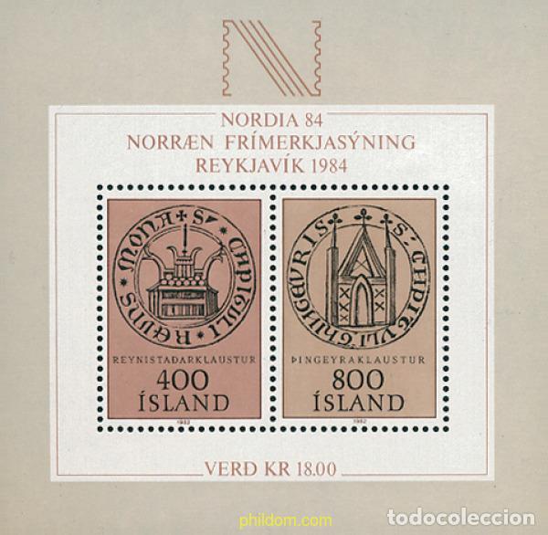 Briefmarken: 101337 MNH ISLANDIA 1982 NORDEN