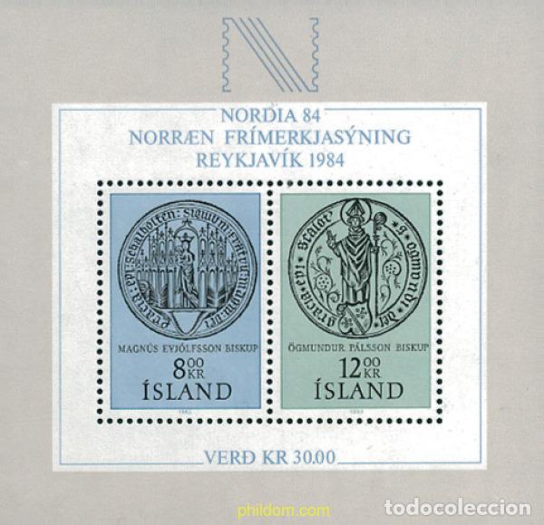 Briefmarken: 101346 MNH ISLANDIA 1983 NORDIA 84