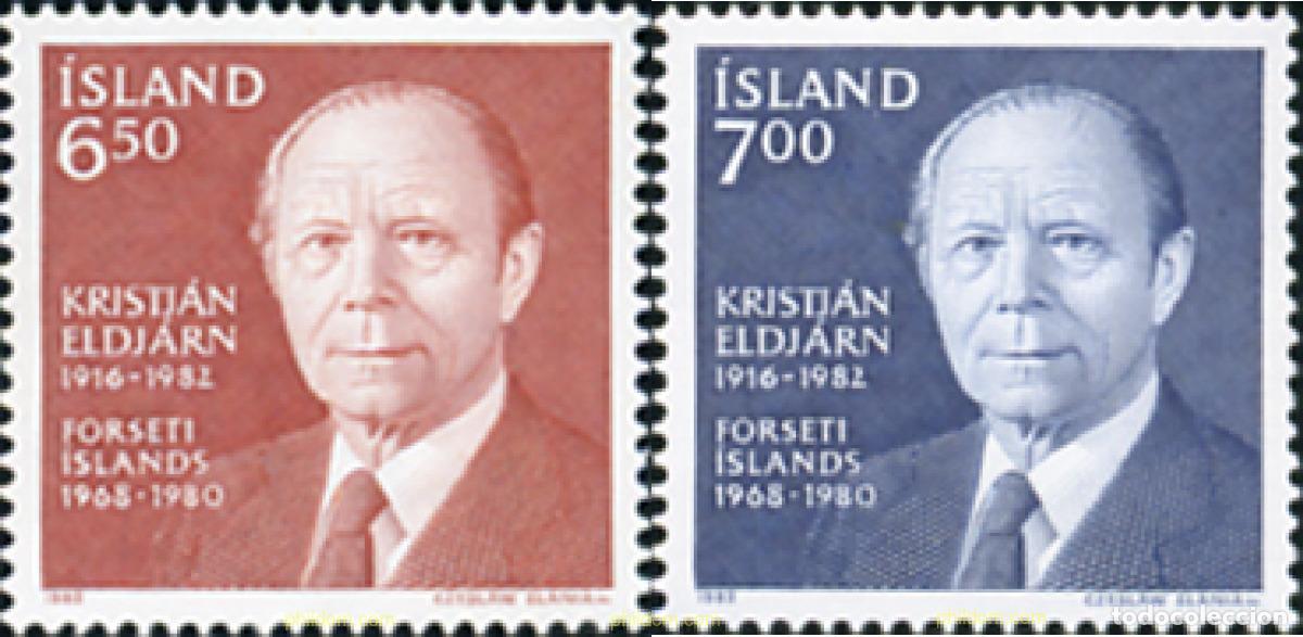 Briefmarken: 101356 MNH ISLANDIA 1983 HOMENAJE AL DR. KRISTJAN