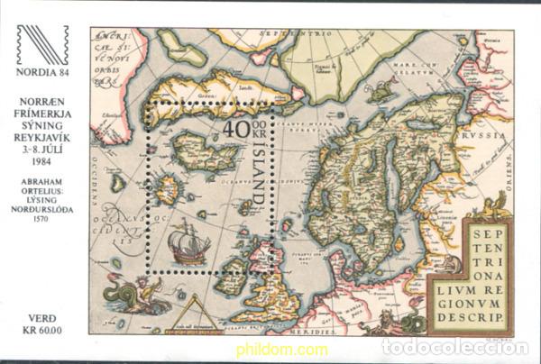Briefmarken: 101357 MNH ISLANDIA 1984 CARTOGRAFIA