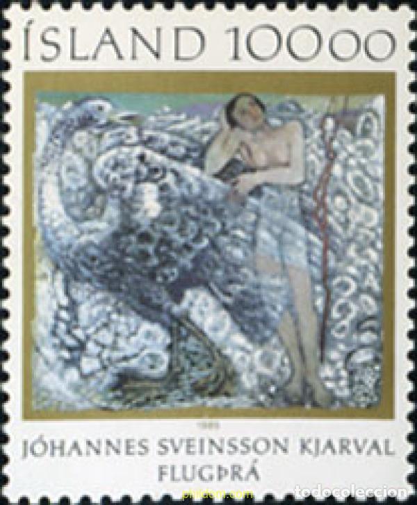 Briefmarken: 101371 MNH ISLANDIA 1985 CENTENARIO DEL NACIMIENTO DEL PINTOR JOHANNES S. KJARVAL