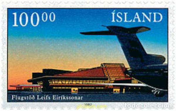 Briefmarken: 101382 MNH ISLANDIA 1987 INNAUGURACION DE LA NUEVA TERMINAL DEL AEROPUERTO