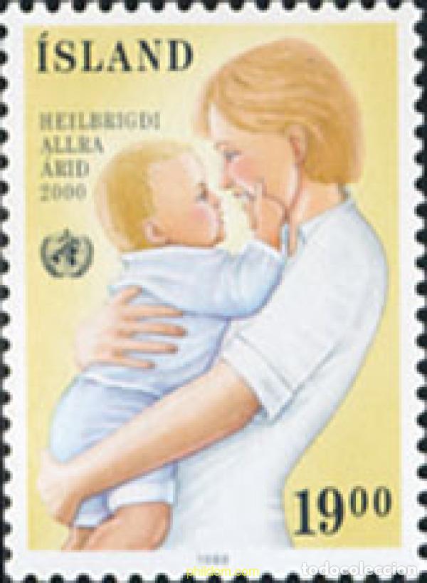 Briefmarken: 101392 MNH ISLANDIA 1988 SALUD PARA TODOS EN EL A&Ntilde;O 2000