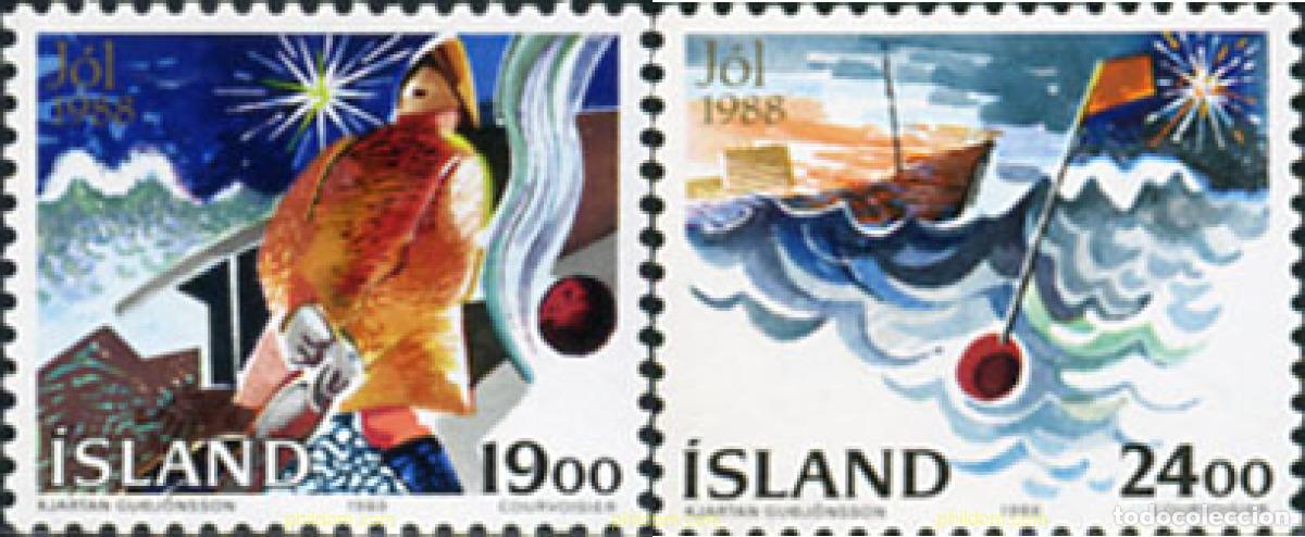 Briefmarken: 101393 MNH ISLANDIA 1988 NAVIDAD