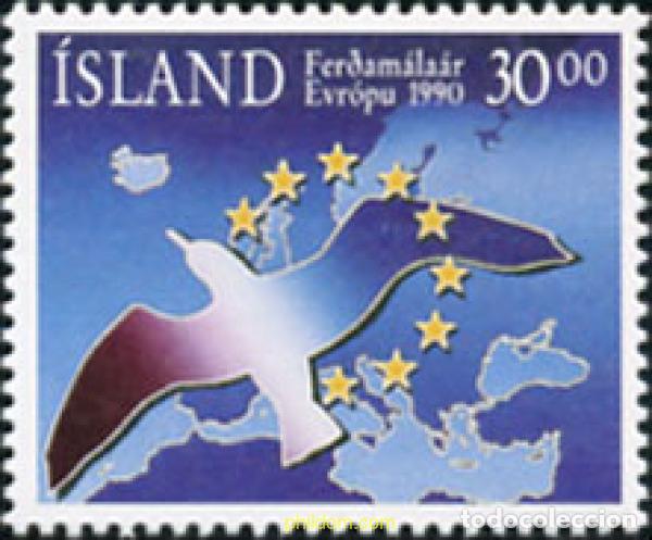 Briefmarken: 101404 MNH ISLANDIA 1990 A&Ntilde;O EUROPEO DEL TURISMO
