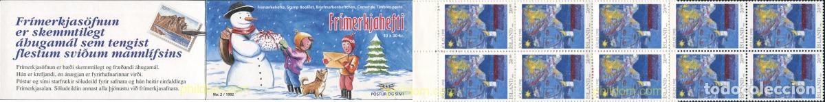 Selos: 168990 MNH ISLANDIA 1992 NAVIDAD