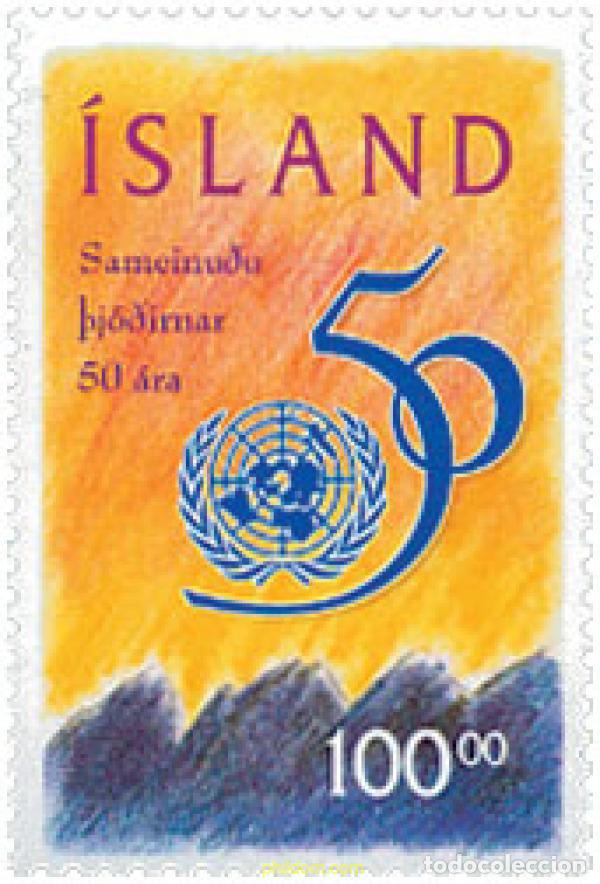 Selos: 101445 MNH ISLANDIA 1995 50 ANIVERSARIO DE LA ONU