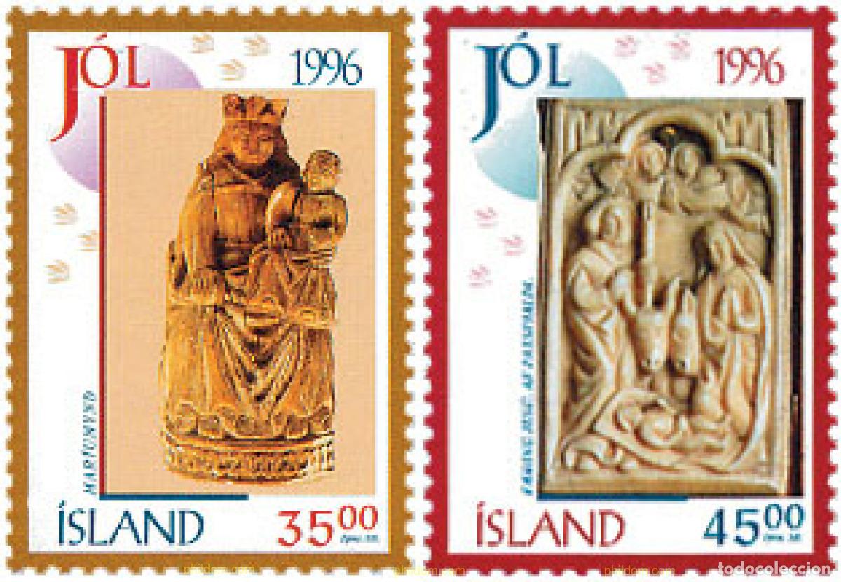Selos: 101452 MNH ISLANDIA 1996 NAVIDAD