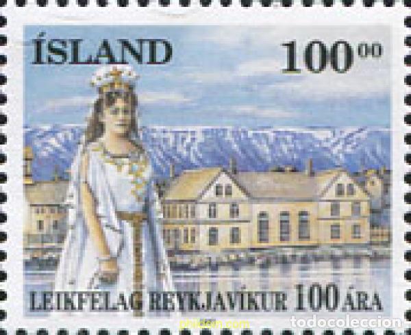 Selos: 101462 MNH ISLANDIA 1997 CENTENARIO DE LA COMPA&Ntilde;IA DEL TEATRO DE REYKJAVIK