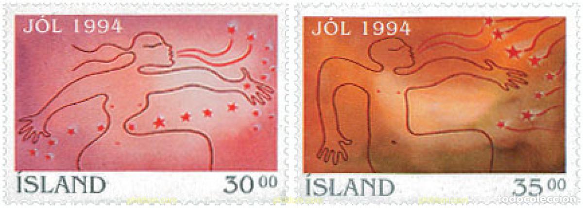 Selos: 101437 MNH ISLANDIA 1994 NAVIDAD