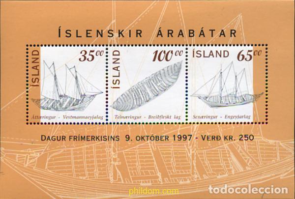 Sellos: 101463 MNH ISLANDIA 1997 BARCOS