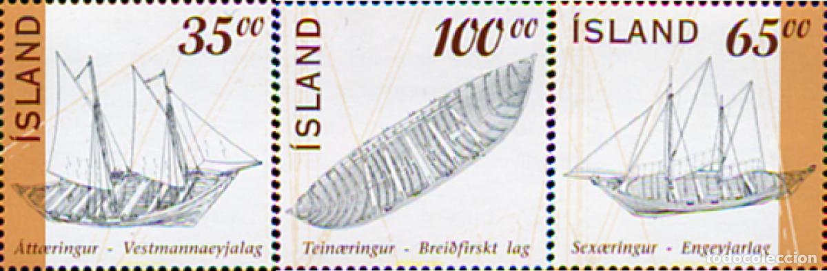 Sellos: 101464 MNH ISLANDIA 1997 BARCOS
