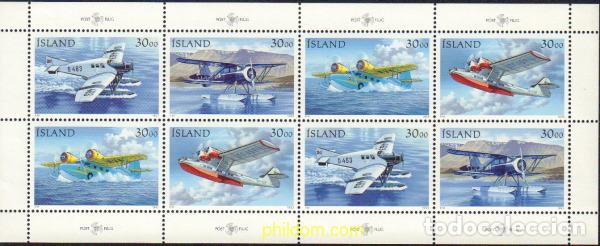 Sellos: 169009 MNH ISLANDIA 1993 AVION