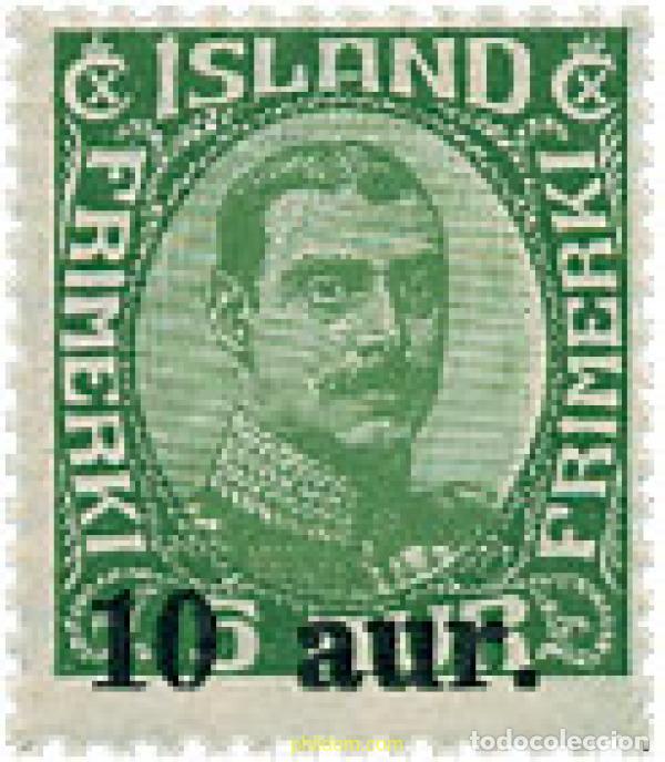 Sellos: 327625 HINGED ISLANDIA 1922 CIFRA