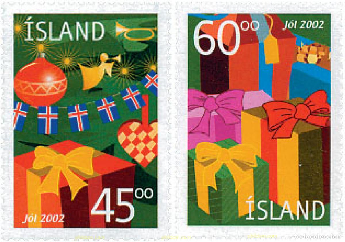 Sellos: 106730 MNH ISLANDIA 2002 NAVIDAD