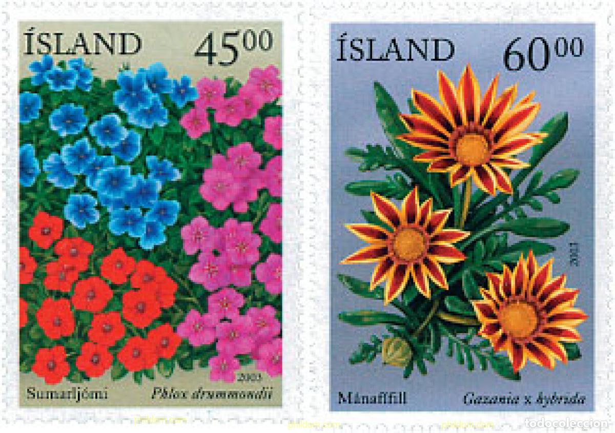 Sellos: 114632 MNH ISLANDIA 2003 FLORES DE VERANO