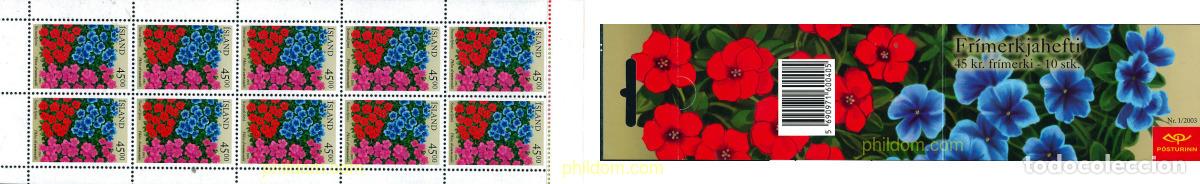 Sellos: 114634 MNH ISLANDIA 2003 FLORES DE VERANO