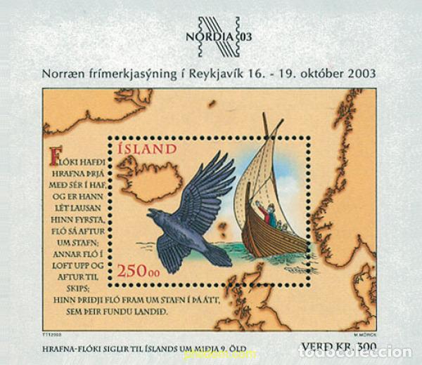 Sellos: 120495 MNH ISLANDIA 2003 NORDIA 2003. EXPOSICION FILATELICA INTERNACIONAL