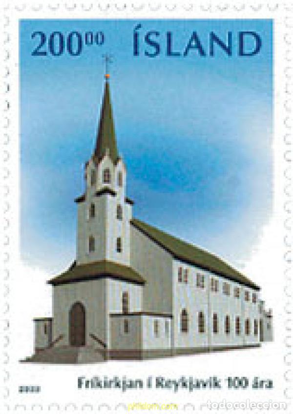Sellos: 122843 MNH ISLANDIA 2003 CENTENARIO DE LA IGLESIA LIBRE DE ISLANDIA