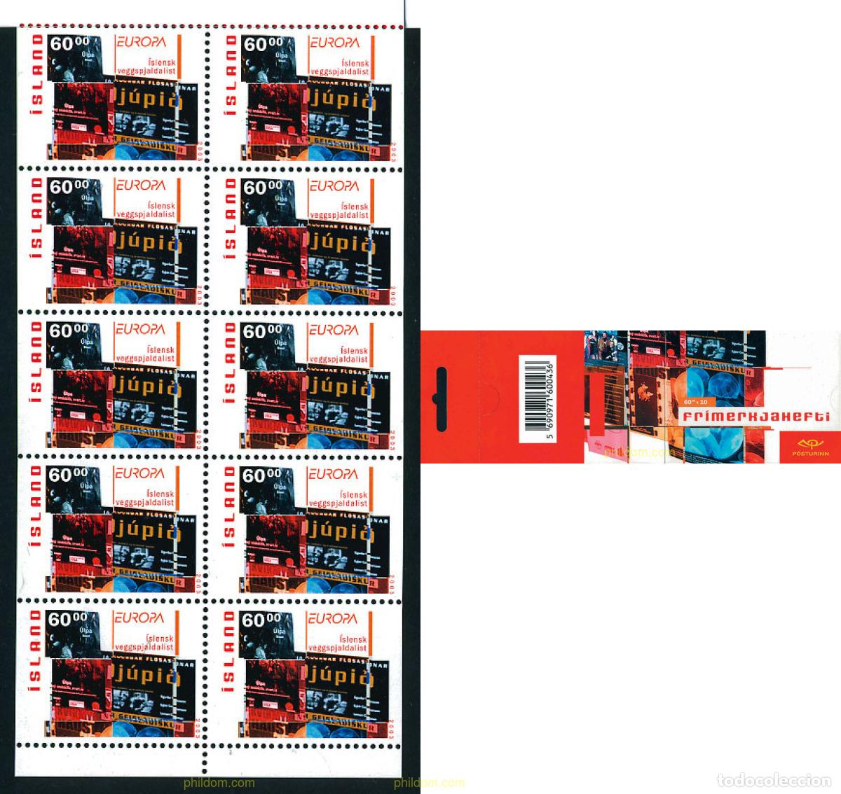 Sellos: 249916 MNH ISLANDIA 2003 EUROPA CEPT. ARTE DEL CARTEL