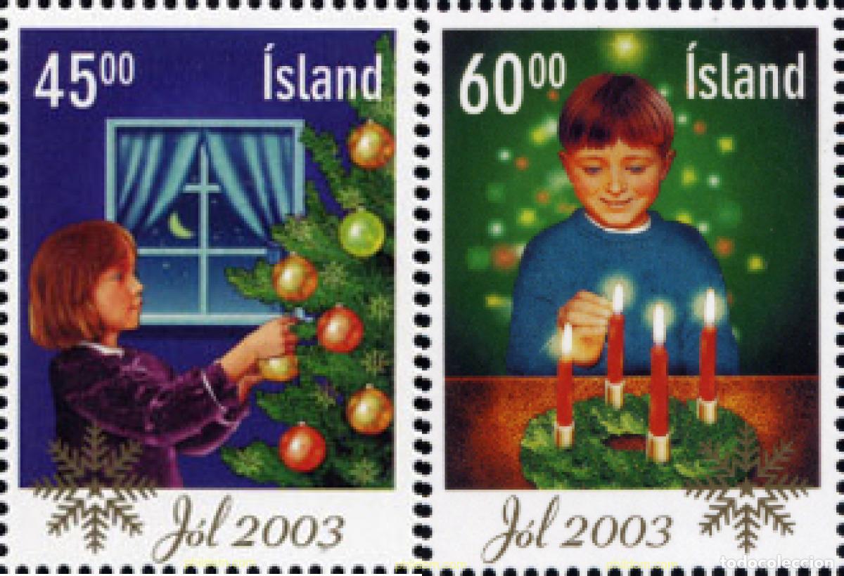 Sellos: 136685 MNH ISLANDIA 2003 NAVIDAD