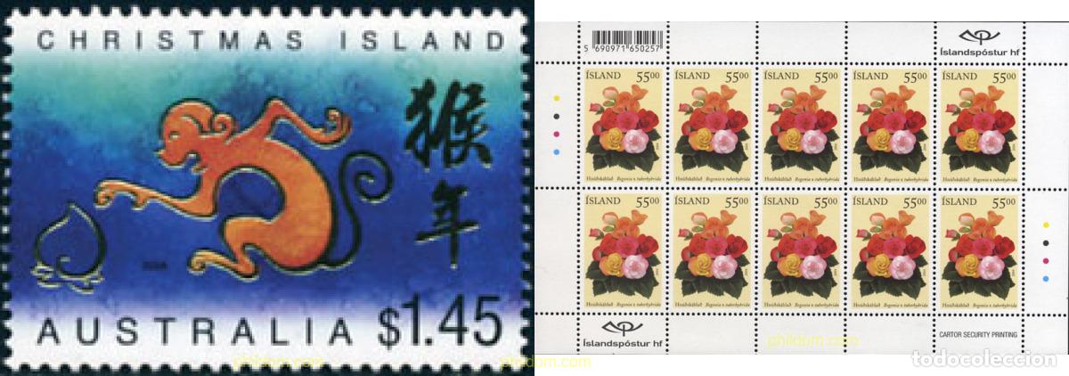 Sellos: 142942 MNH ISLANDIA 2004 FLORA