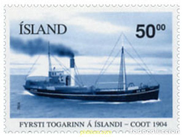 Sellos: 143930 MNH ISLANDIA 2004 BARCOS