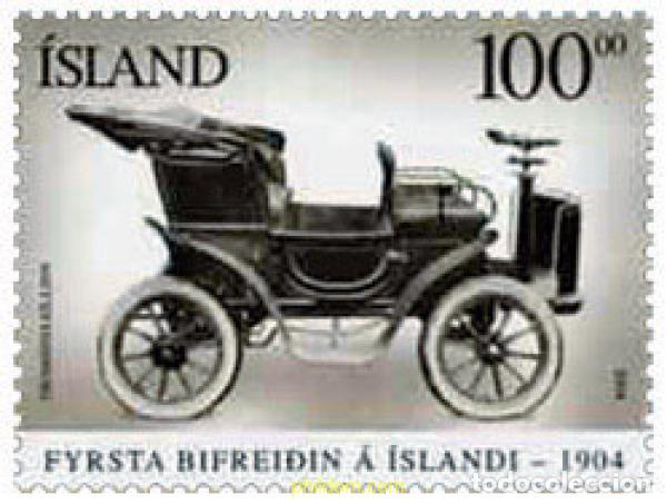 Sellos: 148298 MNH ISLANDIA 2004 CENTENARIO DEL AUTOMOBIL