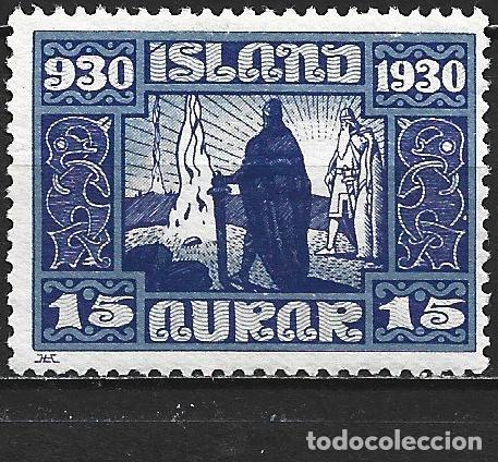 Sellos: ISLANDIA YVERT NUM. 127 NUEVO SIN GOMA