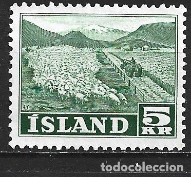 Sellos: ISLANDIA YVERT NUM. 233 NUEVO SIN GOMA