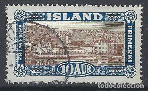 Sellos: ISLANDIA 1925 - PAISAJES, REYKJAVIK - USADO