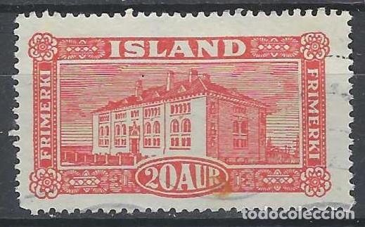 Sellos: ISLANDIA 1925 - PAISAJES, MUSEO NACIONAL DE REYKJAVIK - USADO