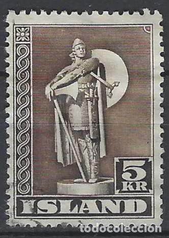 Sellos: ISLANDIA 1943 - THORFINN KARLSEFNI, EXPLORADOR - USADO