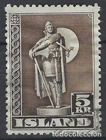 Sellos: ISLANDIA 1943 - THORFINN KARLSEFNI, EXPLORADOR - USADO