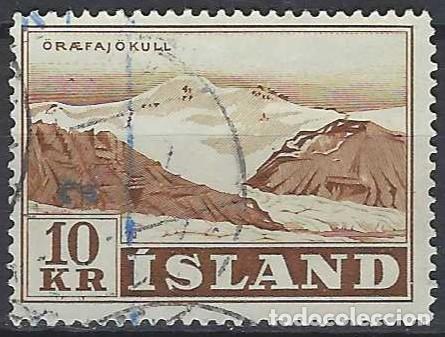 Sellos: ISLANDIA 1957 - GLACIARES, &Ouml;RAEFA - USADO