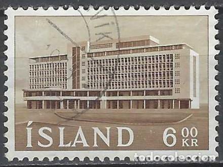 Sellos: ISLANDIA 1962 - EDIFICOS ADMINISTRATIVOS, CASA DE LA AGRICULTURA - USADO