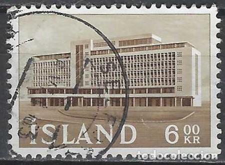 Sellos: ISLANDIA 1962 - EDIFICOS ADMINISTRATIVOS, CASA DE LA AGRICULTURA - USADO