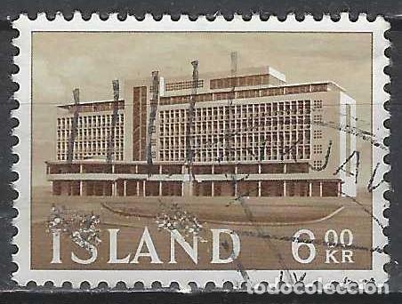 Sellos: ISLANDIA 1962 - EDIFICOS ADMINISTRATIVOS, CASA DE LA AGRICULTURA - USADO